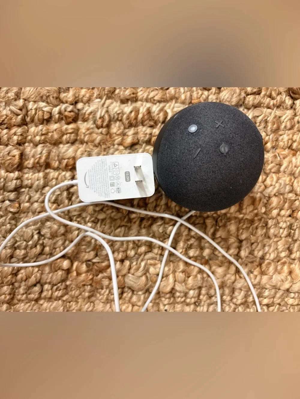 Amazon Echo Dot Mini Smart Speaker with Power Adapter - Black